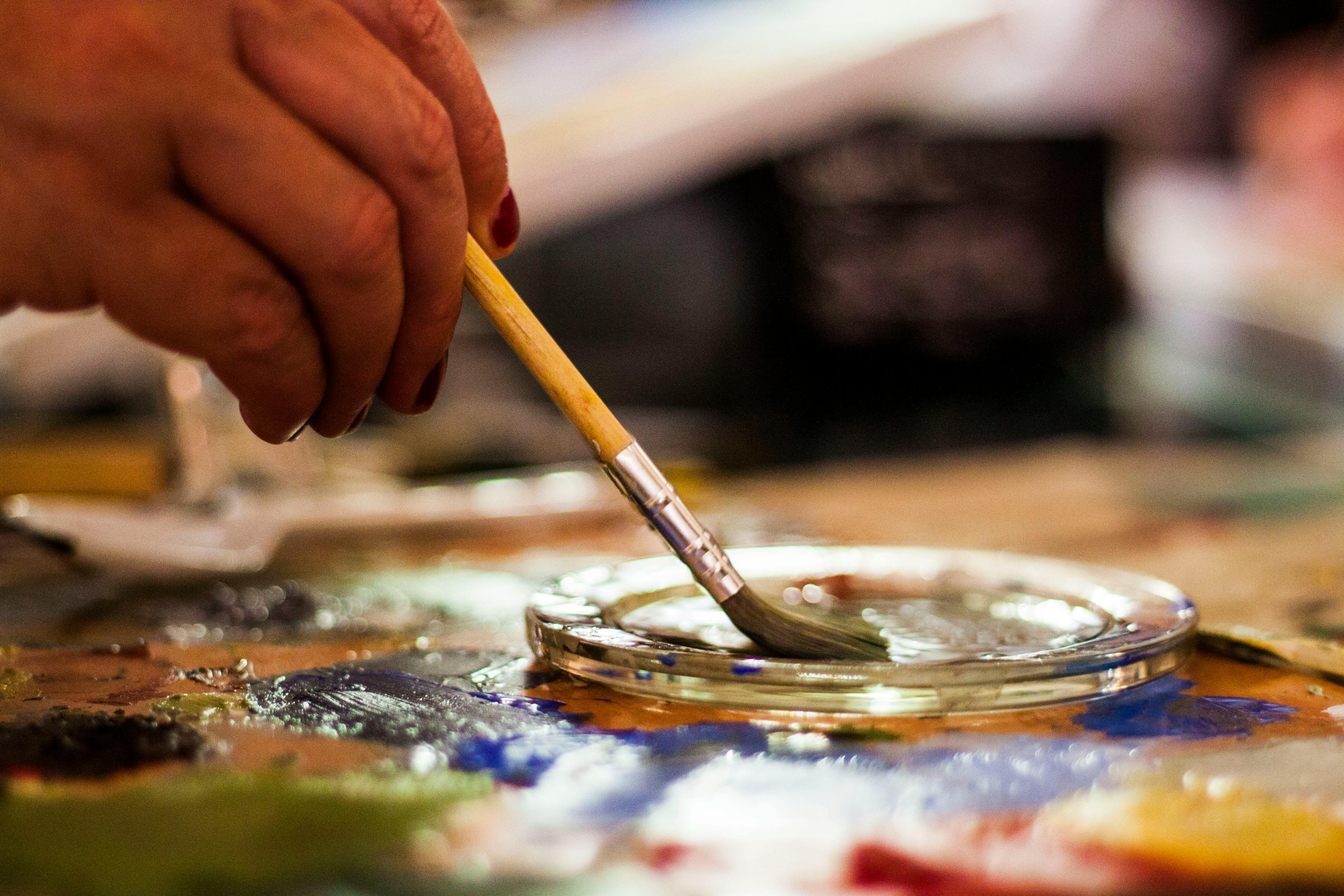 rainbow of colours painting